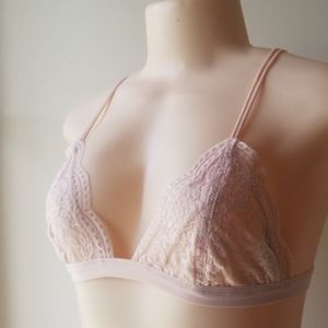 Damsel Blush Pink Lace Bralette